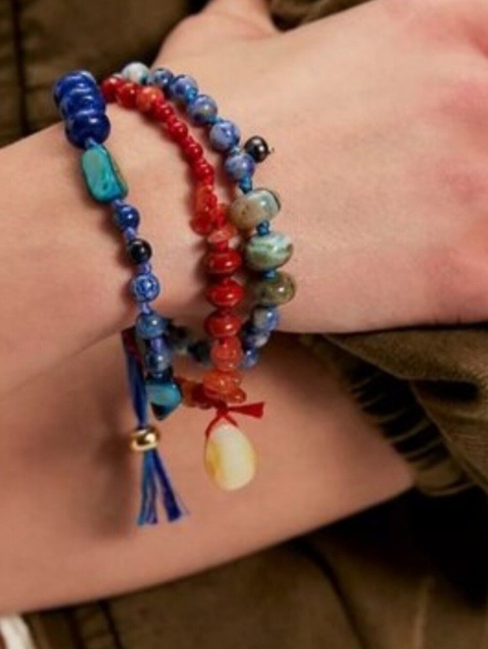 Free People 3 Tiered Multi-strand Bracelet. Out Of Stock. Retail Price $48.